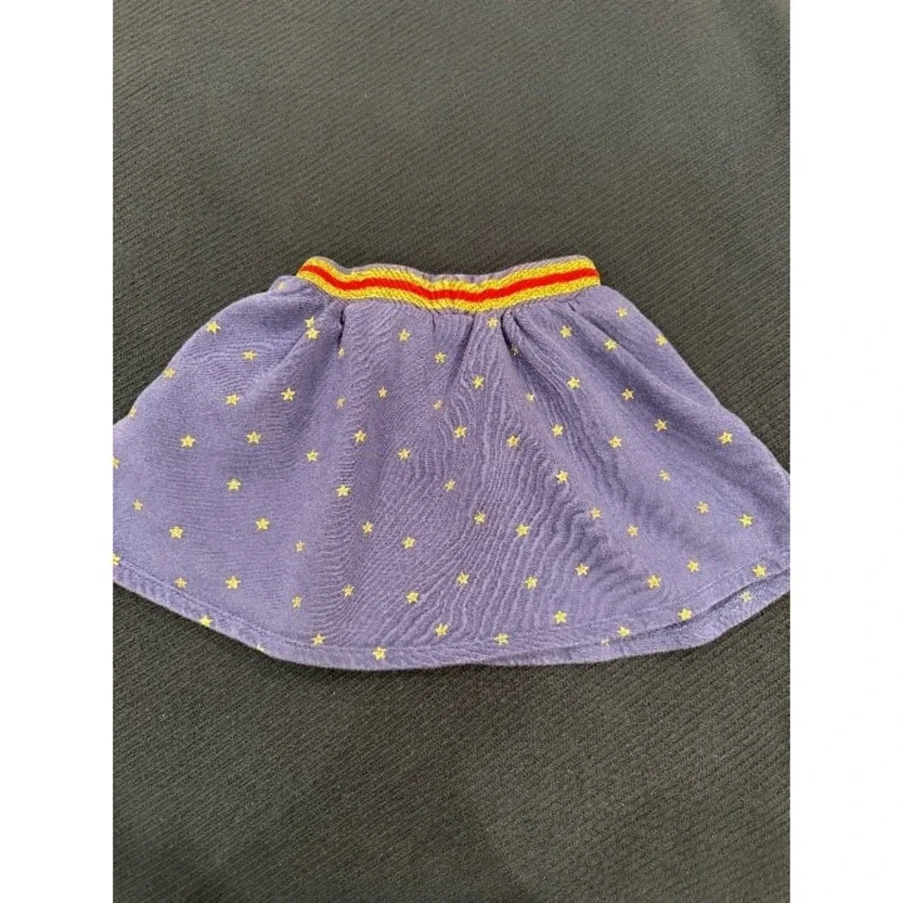 Mini Boden 6-7Y Sweatshirt Skirt Stars